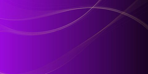 Abstract Purple Gradient Wave Background with Smooth Flow Lines, Elegant Modern Banner, Stylish Poster Template, Digital Wallpaper, Futuristic Art Design, and Creative Business Presentation Backdrop