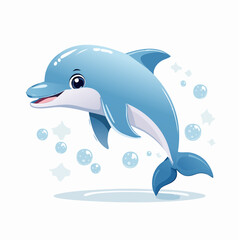 Fototapeta premium Niedlicher Delfin