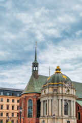 Obraz premium Stockholm, the capital of Sweden, encompasses 14 islands and more than 50 bridges in a vast archipelago in the Baltic Sea.
