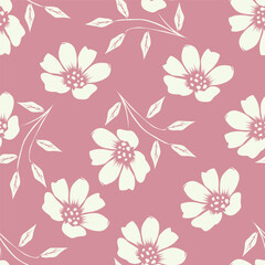cute flower pattern image for fabric textile or wall decoration
