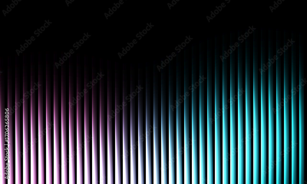 Poster modern vibrant background with neon pink and blue vertical lines for website header, digital design,
