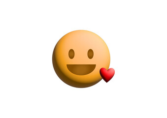 Romantic Emoji Pack with Hearts – Cute Love Icons for Social Media and Messages PNG