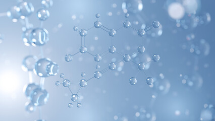 efavirenz molecular structure 3d, antiretroviral structural chemical formula view from a microscope