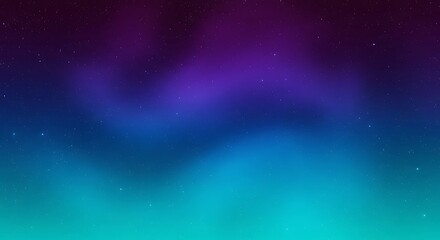 Fototapeta premium Abstract colorful nebula with stars in deep space, cosmic background with vibrant purple, blue, and teal gradients