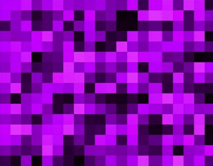 Abstract pixelated purple pattern