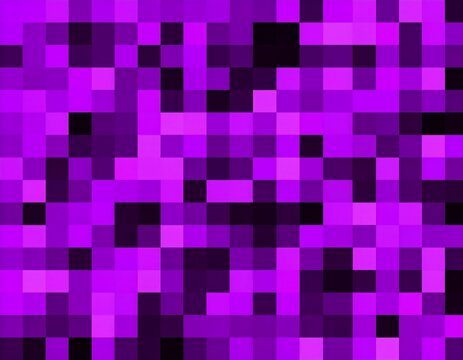 Abstract pixelated purple pattern