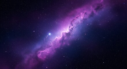 Obraz premium Cosmic Nebulae, Deep Space, Starry Night, Galaxy, Celestial Beauty.