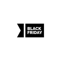 Black Friday Icon &ndash; Black Friday Sale, Black Friday Discount, Black Friday Tag, Black Friday Badge, Black Friday Vector Design icon