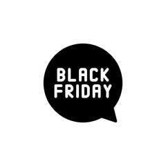 Black Friday Icon – Black Friday Sale, Black Friday Discount, Black Friday Tag, Black Friday Badge, Black Friday Vector Design icon