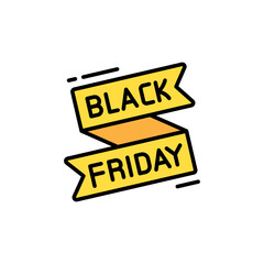 Black Friday Icon – Black Friday Sale, Black Friday Discount, Black Friday Tag, Black Friday Badge, Black Friday Vector Design icon