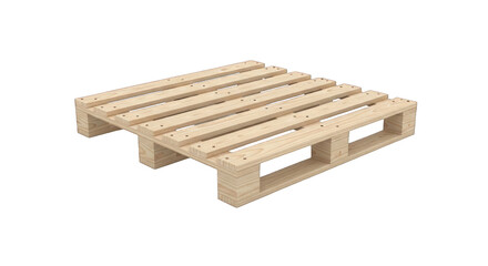 New Wooden Pallet for Shipping and Storage Solutions.