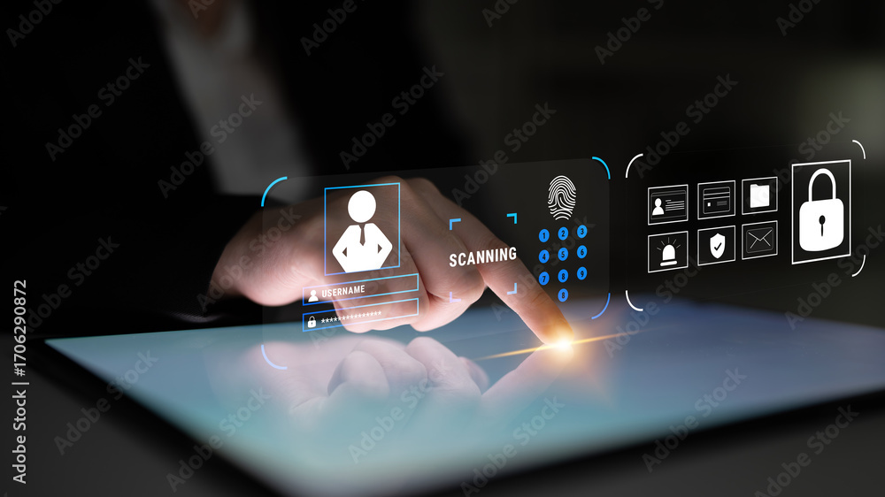 Poster a digital security system for user authentication and access control. a concept of data protection u