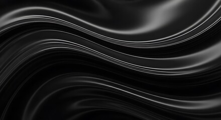 Fototapeta premium Elegant Black Fabric Texture.