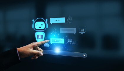 AI chatbot improves virtual assistant interaction. AI chatbot processes text, supports users, AI chatbot automates replies, and AI chatbot enables smart messaging. Vouch