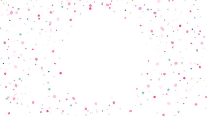 Shiny Falling Confetti Background