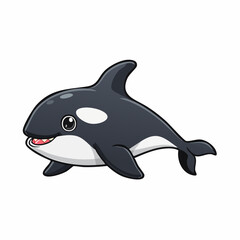 Fototapeta premium Niedlicher Orca