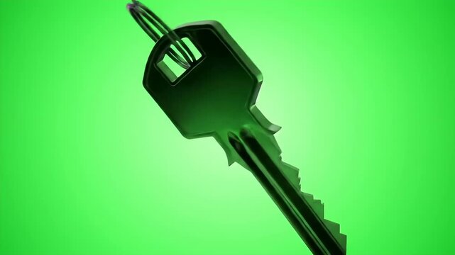 Keyhole 3D Illustration.