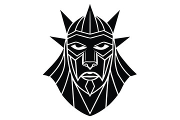 shaman mask vector art