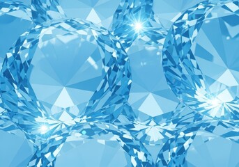 Luxurious aquamarine crystal background