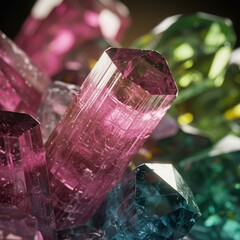 tourmaline crystal background