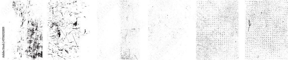 Poster grunge textures set. collection of vector overlay, distress, textures .simply place texture over any