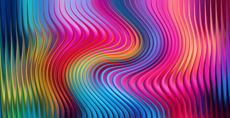 Abstract swirling colorful lines with a gradient effect