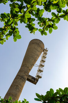 Brutalist water tower