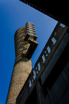 Brutalist water tower