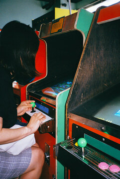 Arcade Gamer Girl