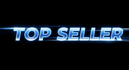 Fototapeta premium Top seller product marketing strategy best selling item promotion sales success online store business growth