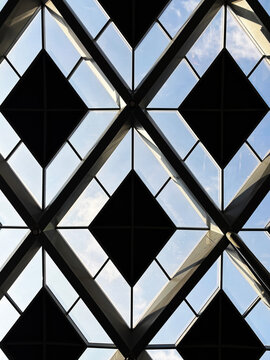 triangular pattern on roof