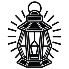 lantern vector icon