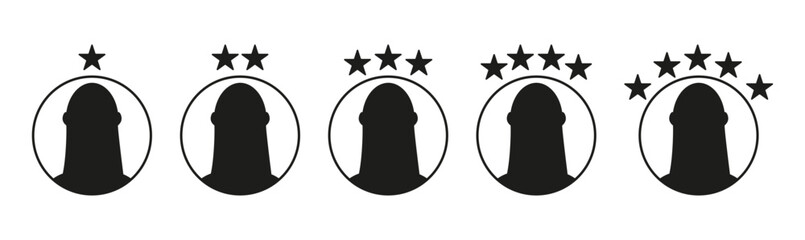 Customer review vector illustration. Feedback icon set.
