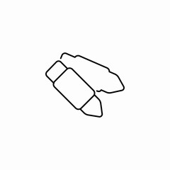 crayon set icon sign vector