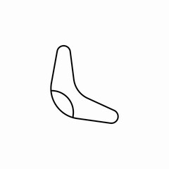 single fabric sock icon sign vector