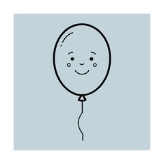 Happy Balloon Face
