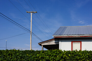 Small town Arkansas home roof