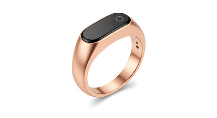 Elegant Health and Fitness Tracker Ring
