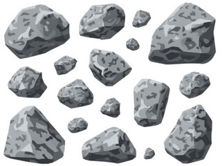 Naklejka premium set of stone