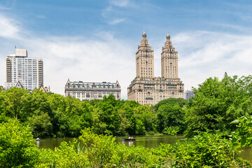 The iconic San Remo Building on the Upper West Side of New York City