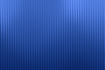 Abstract blue ribbed background with vertical lines and gradient