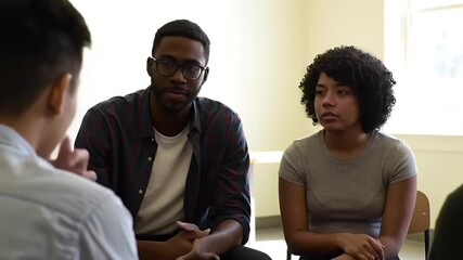 Diverse Group Support Circle. - Powered by Adobe