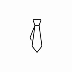 business tie icon icon sign vector