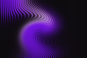 Obraz premium Abstract swirling purple and black background with light