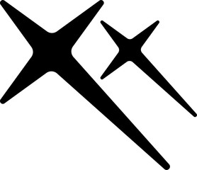 Retro girls characters. In cartoon style Y2K square posters. Elements with stars for 90s design. Collection of vector printable banners