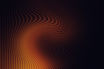 Swirling abstract pattern with warm orange and dark background