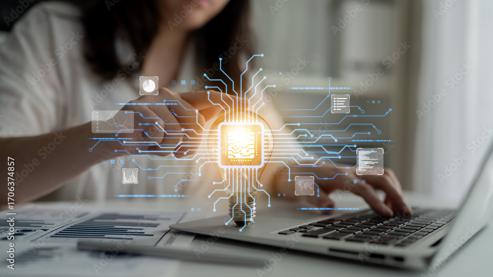 Poster ai assistant with llm, big data, machine learning, and generative ai powers prompt engineering and s