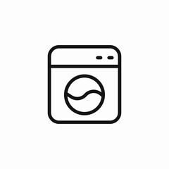 washing machine icon icon sign vector