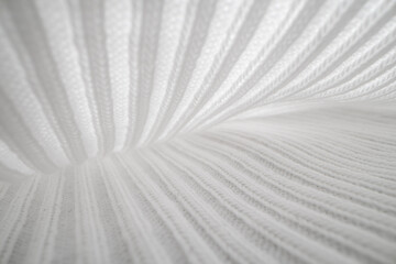 Abstract White Fabric Texture and Folds