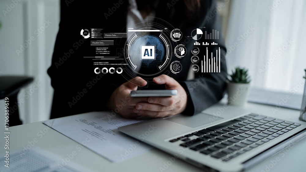 Poster ai assistant with llm, big data, machine learning, and generative ai powers prompt engineering and s